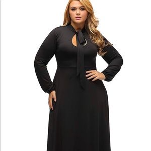 Lalagen-long sleeve evening party maxi gown